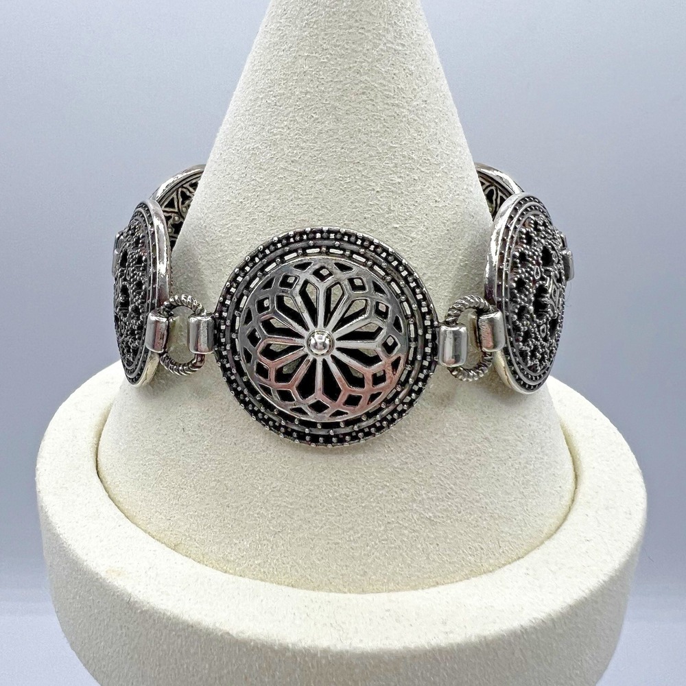 Brighton Ferrara Nova Trio Medallion‎ Bracelet Artsy Boho